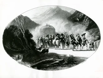 Retour de la moisson, 1842